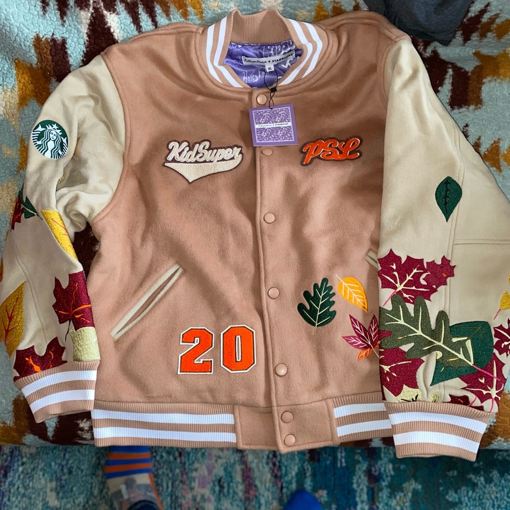 Kidsuper x Starbucks Varsity Jacket - RARE!